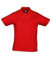 11377 Prescott SOL'S Prescott Cotton Jersey Polo Shirt Red colour image